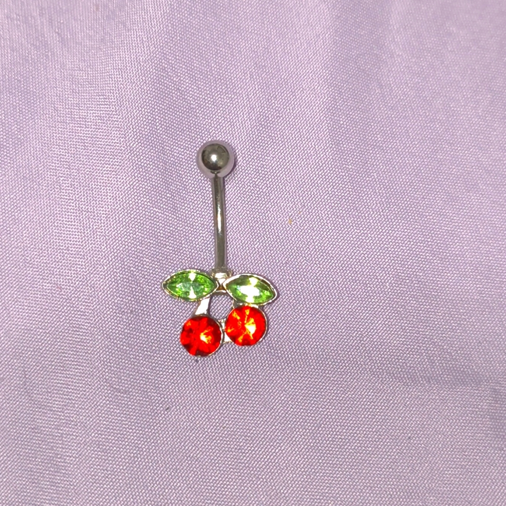Cherry belly ring